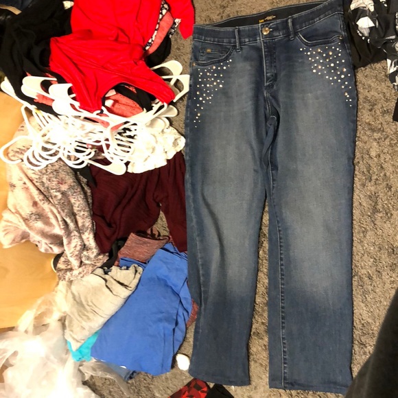 Lee mid rise straight leg jeans size 14 - Picture 1 of 2